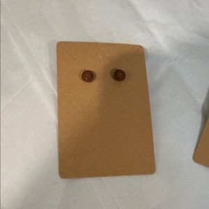 🧸5 for $15🧸Lego recycled brown earrings